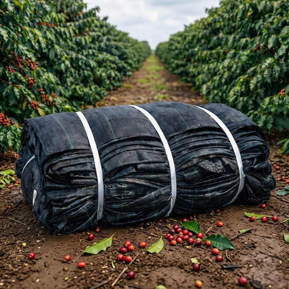 Lona Safra Forte na lavoura de café